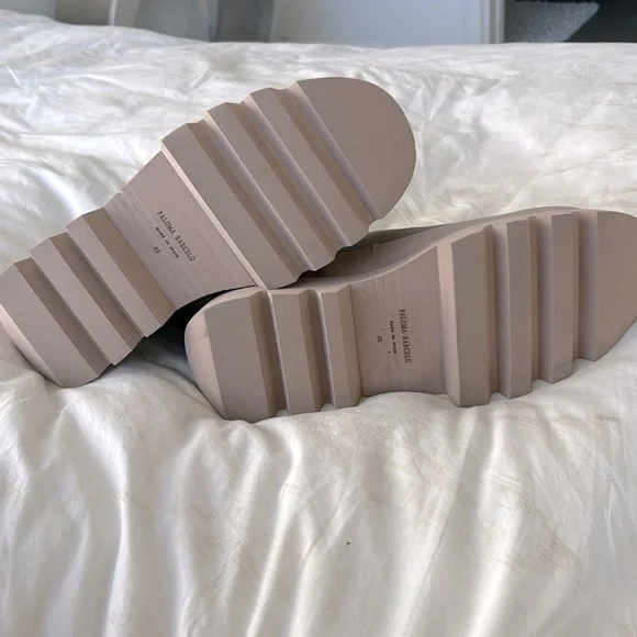 Paloma Barcelona platform ankle boot Size 40 NWOT in Pinky off white/Pinky Beige - Picture 3 of 9